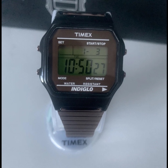 Timex Indiglo T2N028 Brown - Picture 1 of 9